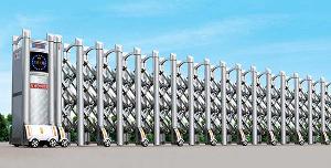 304不锈钢自动伸缩门